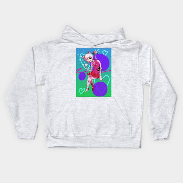 The Mangle Gijinka Kids Hoodie by spaceagebarbie